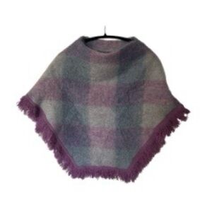 Lochcarron of Scotland Cape /Poncho Mohair Wool Authentic Youth One size